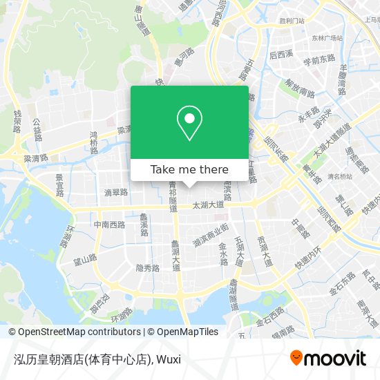 泓历皇朝酒店(体育中心店) map