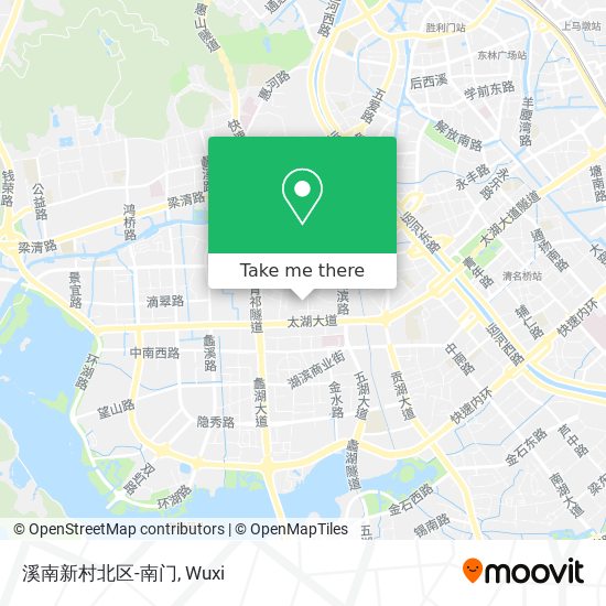 溪南新村北区-南门 map