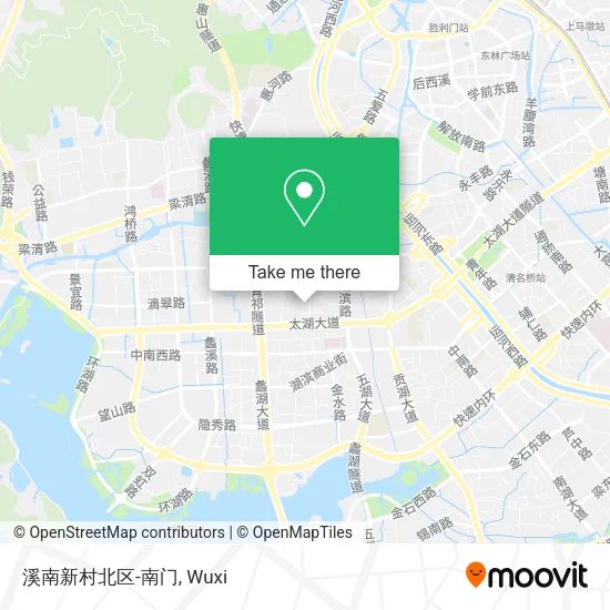 溪南新村北区-南门 map