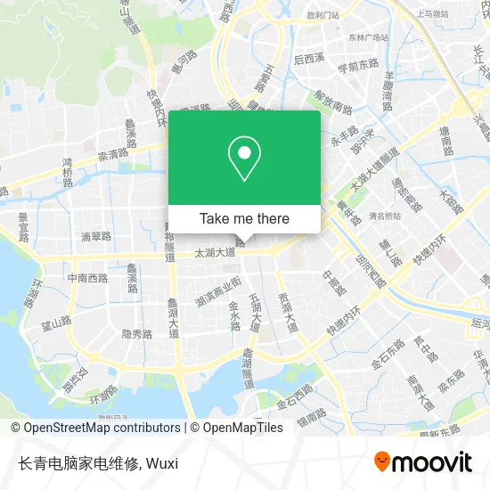 长青电脑家电维修 map