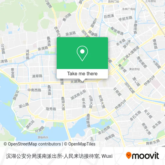 滨湖公安分局溪南派出所-人民来访接待室 map
