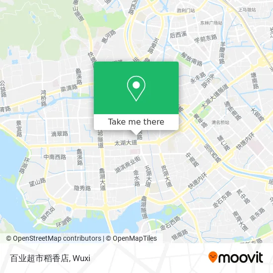百业超市稻香店 map