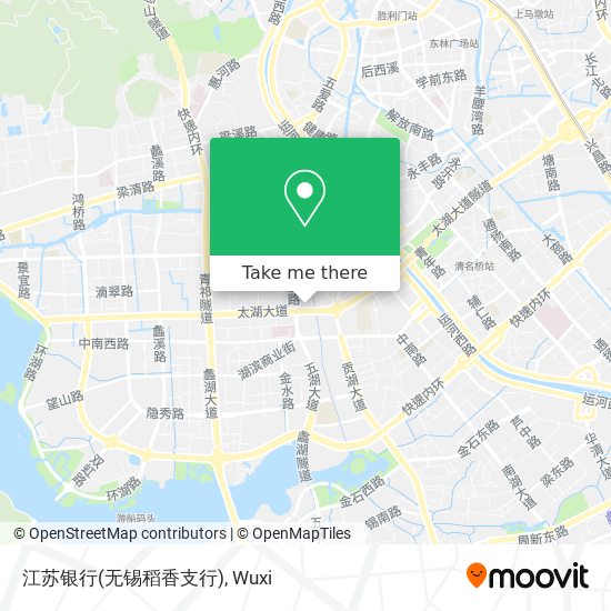 江苏银行(无锡稻香支行) map