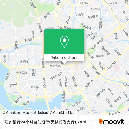 江苏银行24小时自助银行(无锡稻香支行) map