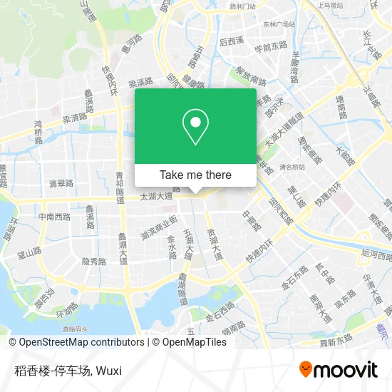 稻香楼-停车场 map