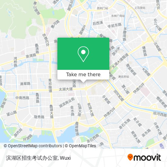 滨湖区招生考试办公室 map