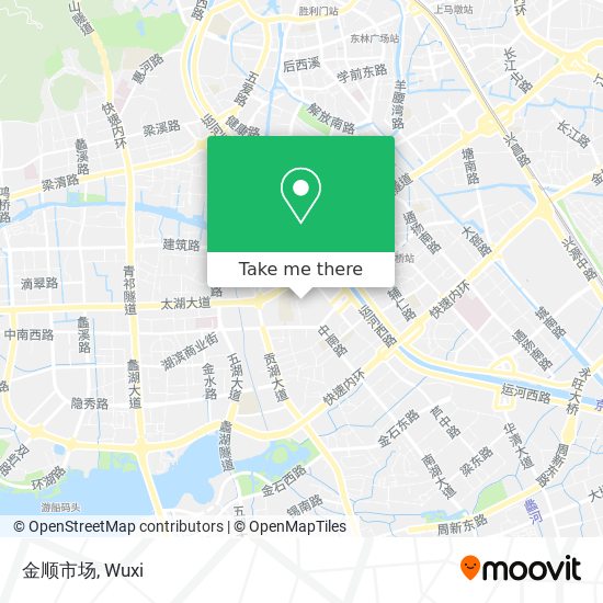 金顺市场 map