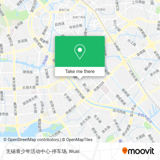 无锡青少年活动中心-停车场 map