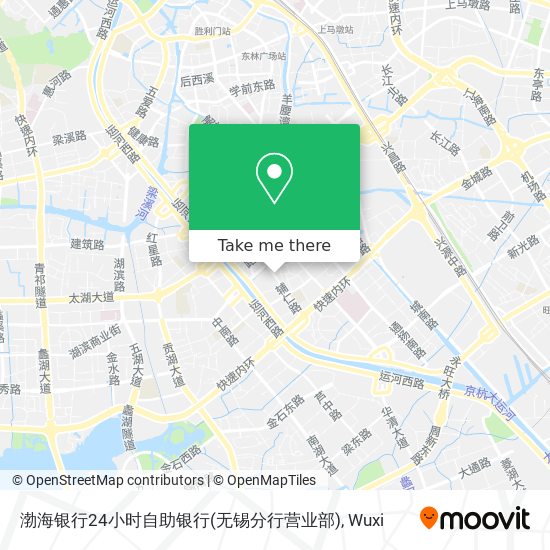 渤海银行24小时自助银行(无锡分行营业部) map