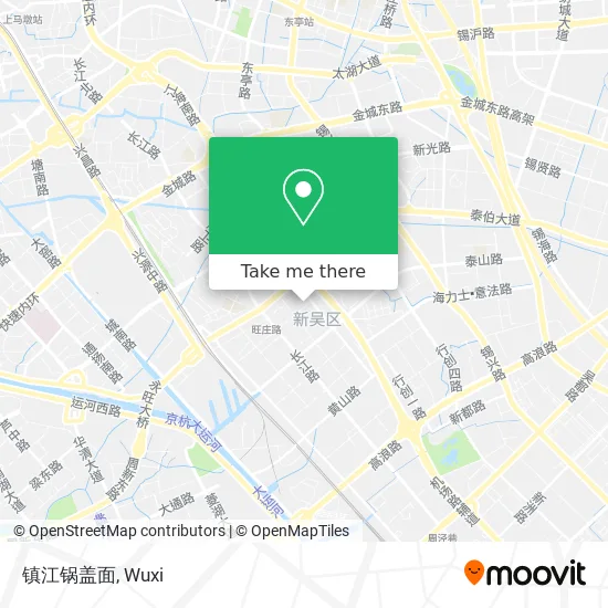 镇江锅盖面 map