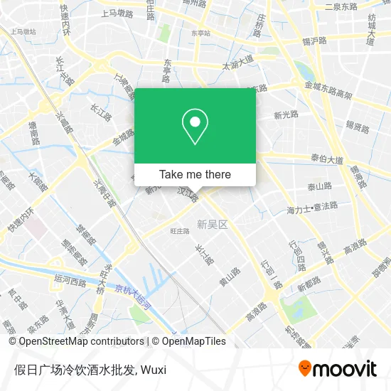 假日广场冷饮酒水批发 map