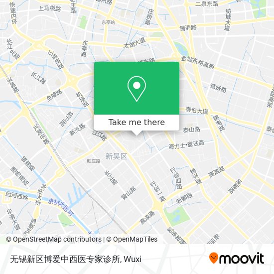 无锡新区博爱中西医专家诊所 map