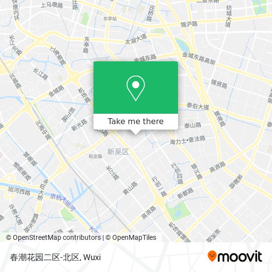 春潮花园二区-北区 map
