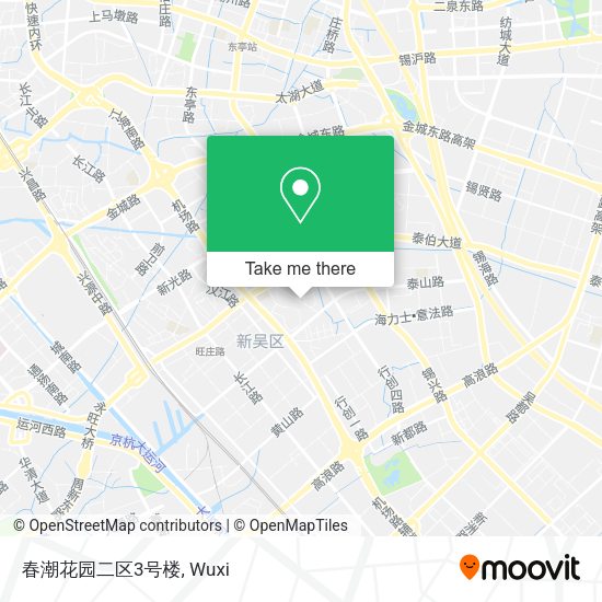 春潮花园二区3号楼 map