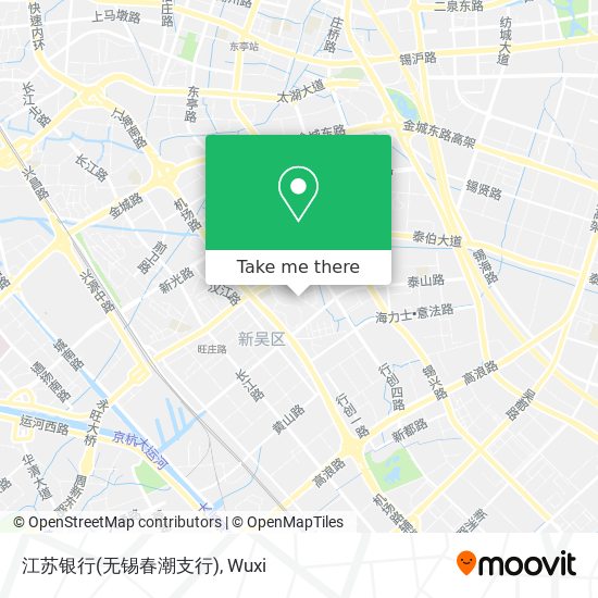江苏银行(无锡春潮支行) map