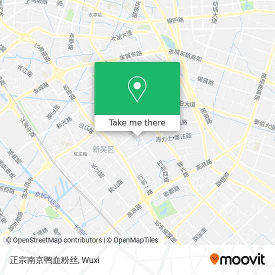 正宗南京鸭血粉丝 map