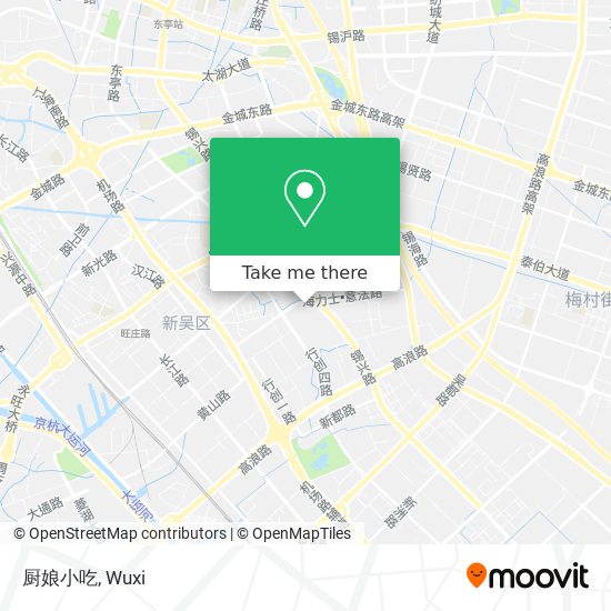 厨娘小吃 map