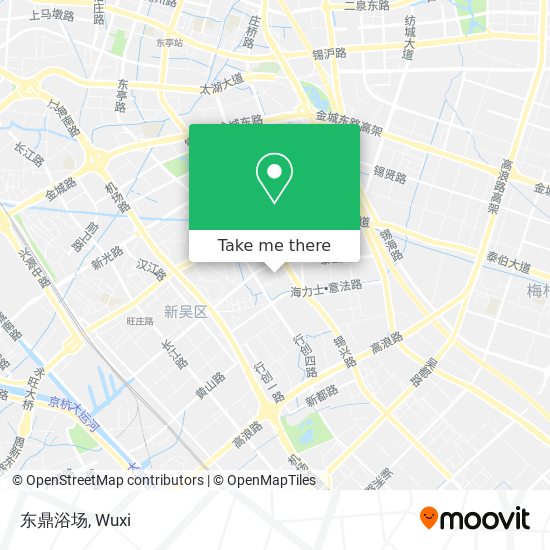 东鼎浴场 map