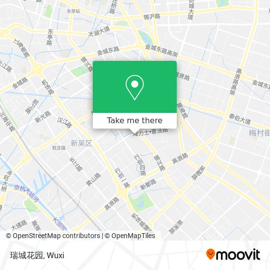 瑞城花园 map