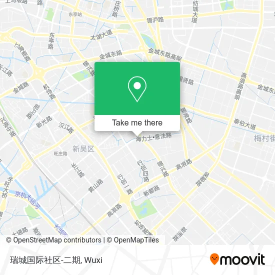 瑞城国际社区-二期 map