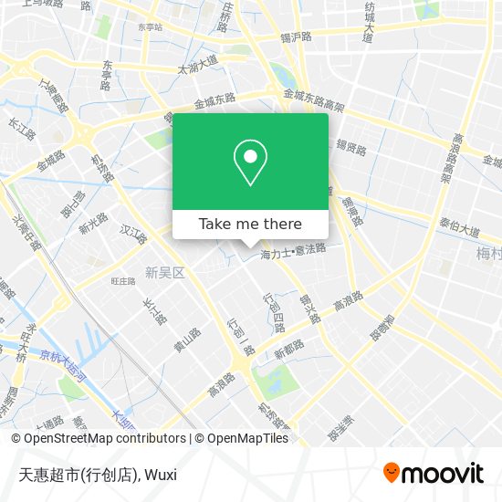 天惠超市(行创店) map