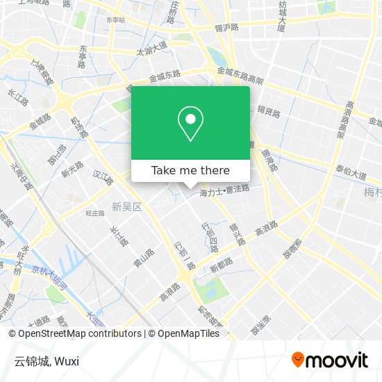 云锦城 map