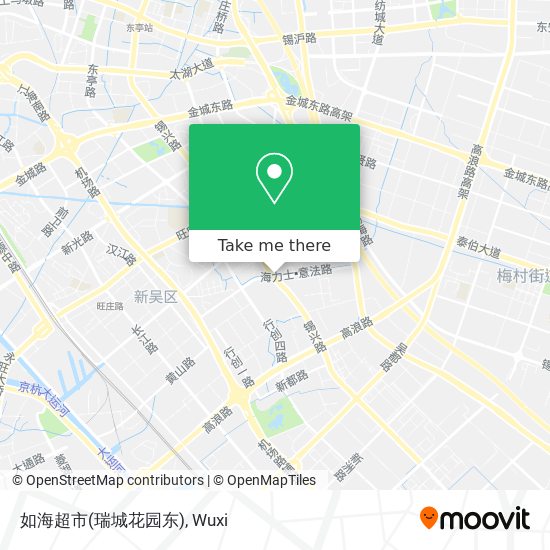 如海超市(瑞城花园东) map