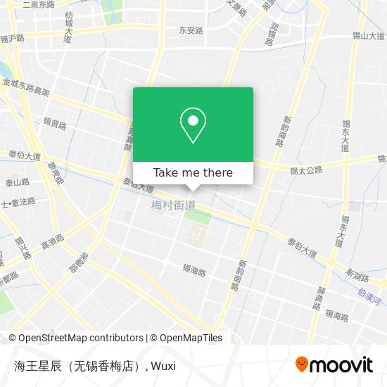海王星辰（无锡香梅店） map