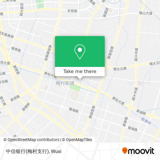 中信银行(梅村支行) map