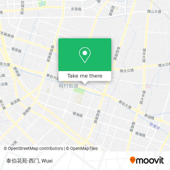 泰伯花苑-西门 map