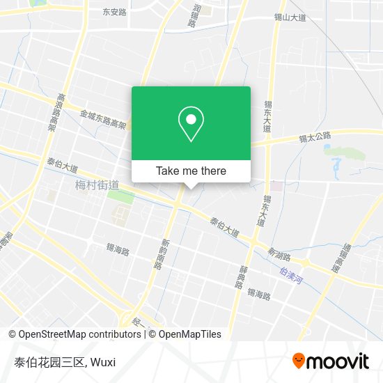 泰伯花园三区 map