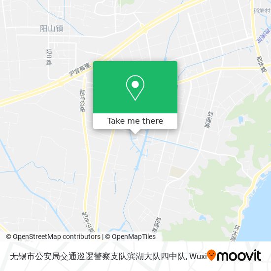 无锡市公安局交通巡逻警察支队滨湖大队四中队 map