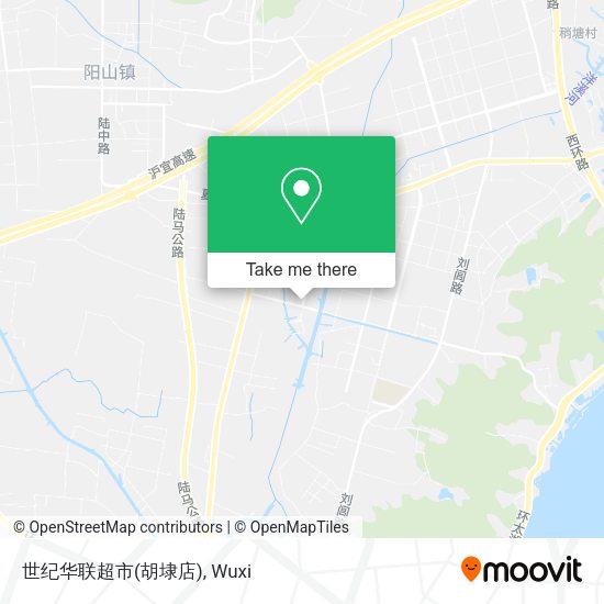 世纪华联超市(胡埭店) map