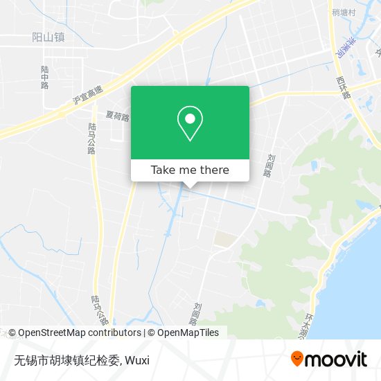 无锡市胡埭镇纪检委 map