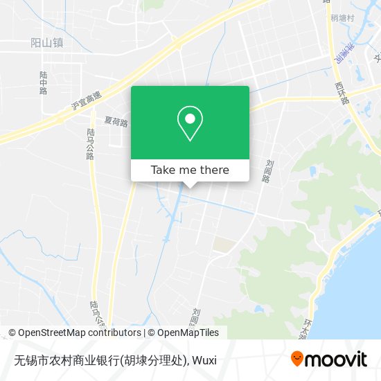 无锡市农村商业银行(胡埭分理处) map