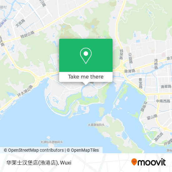 华莱士汉堡店(渔港店) map