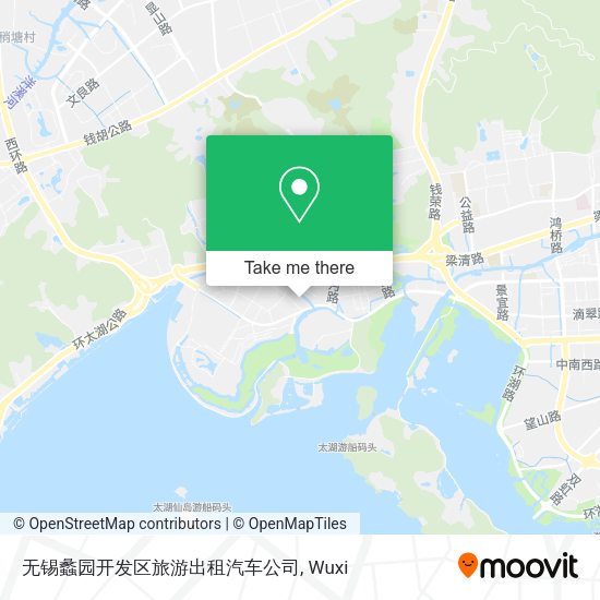 无锡蠡园开发区旅游出租汽车公司 map