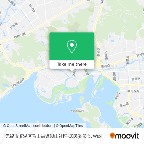 无锡市滨湖区马山街道湖山社区-居民委员会 map