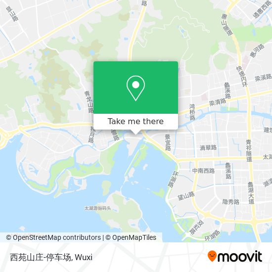 西苑山庄-停车场 map