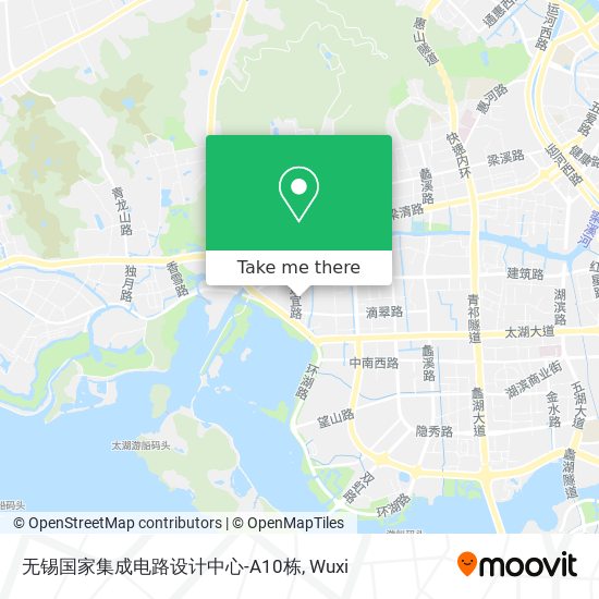 无锡国家集成电路设计中心-A10栋 map
