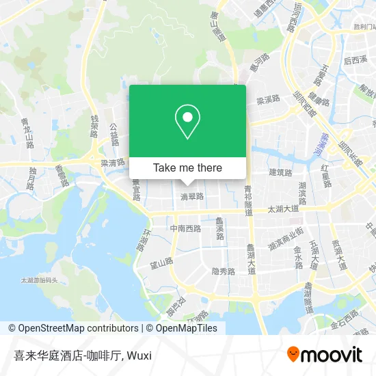 喜来华庭酒店-咖啡厅 map