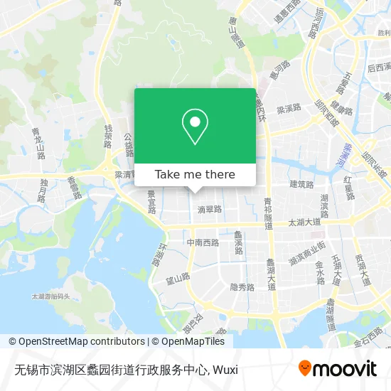 无锡市滨湖区蠡园街道行政服务中心 map