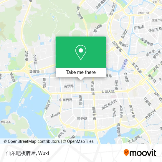 仙乐吧棋牌屋 map