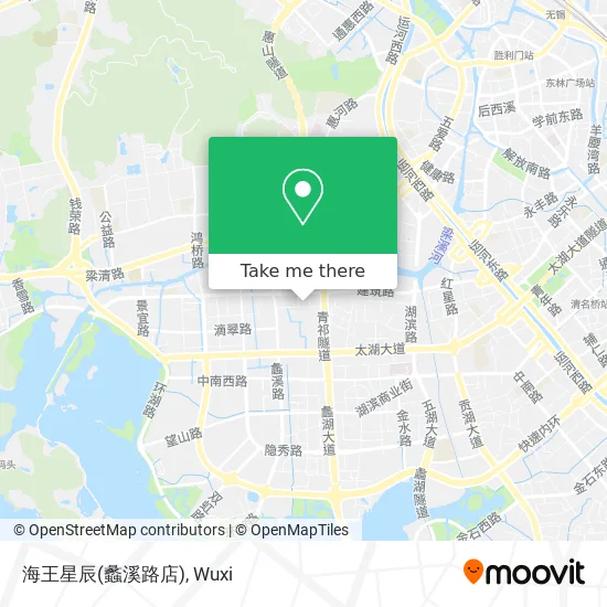 海王星辰(蠡溪路店) map