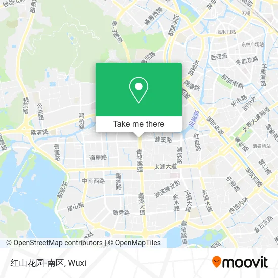 红山花园-南区 map