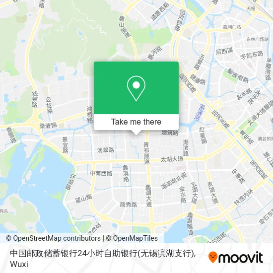 中国邮政储蓄银行24小时自助银行(无锡滨湖支行) map