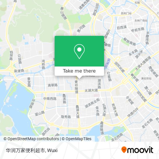 华润万家便利超市 map