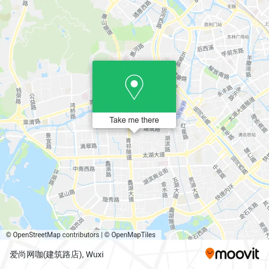 爱尚网咖(建筑路店) map