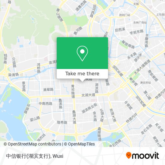 中信银行(湖滨支行) map