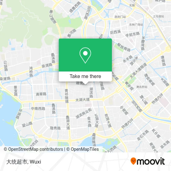 大统超市 map